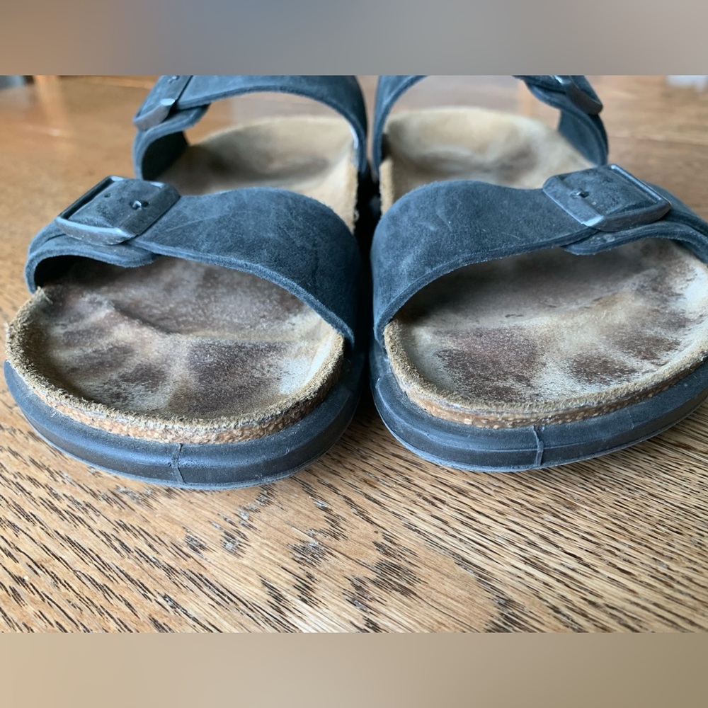 Birkenstock Sierra CT Women’s Size 37 or US 7 Black Oiled Leather Sandal - Picture 5 of 15